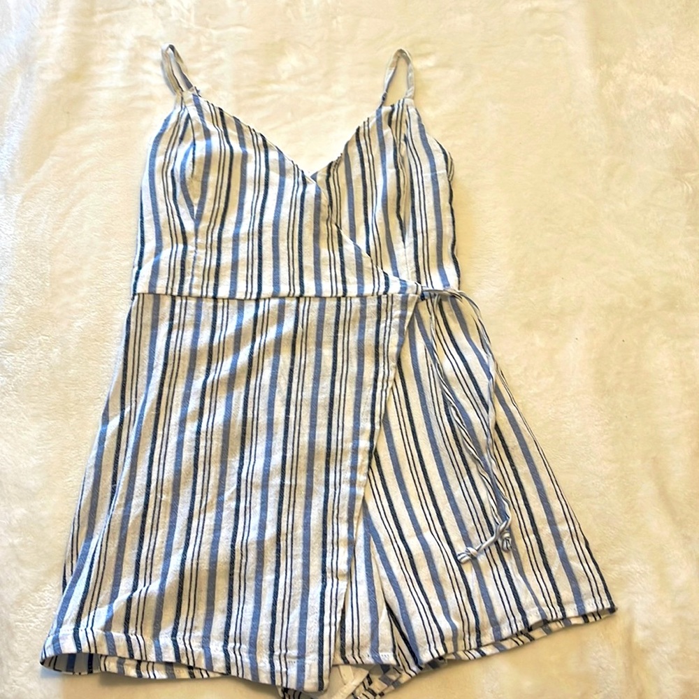 Cruise striped romper